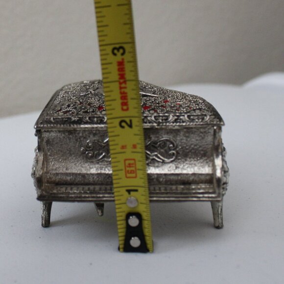 Vintage Cherub Piano Music Trinket Box - Picture 11 of 11